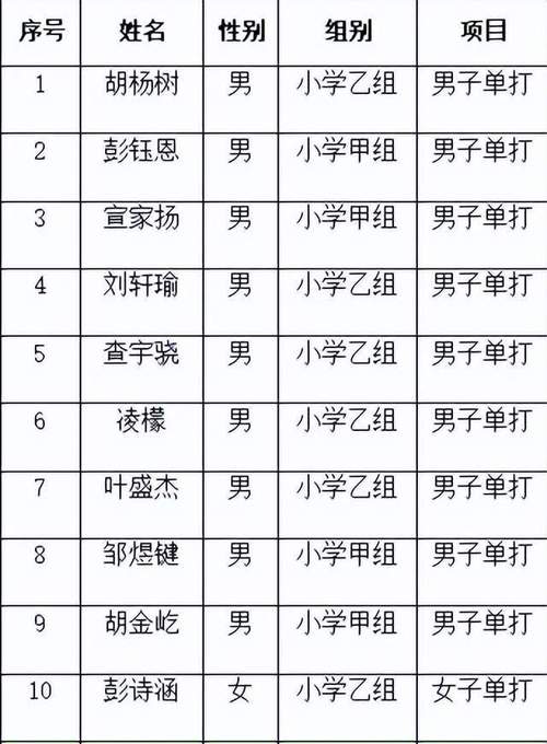 重庆体育羽毛球队名单公示,重庆市羽毛球专业队