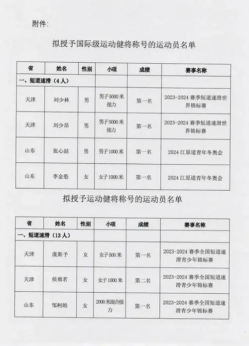 国家一级体育健将名单查询,国家一级运动员 国家级运动健将