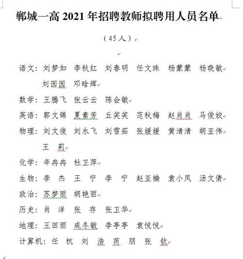 郸城附小体育老师名单照片,郸城附属小学是公办的吗