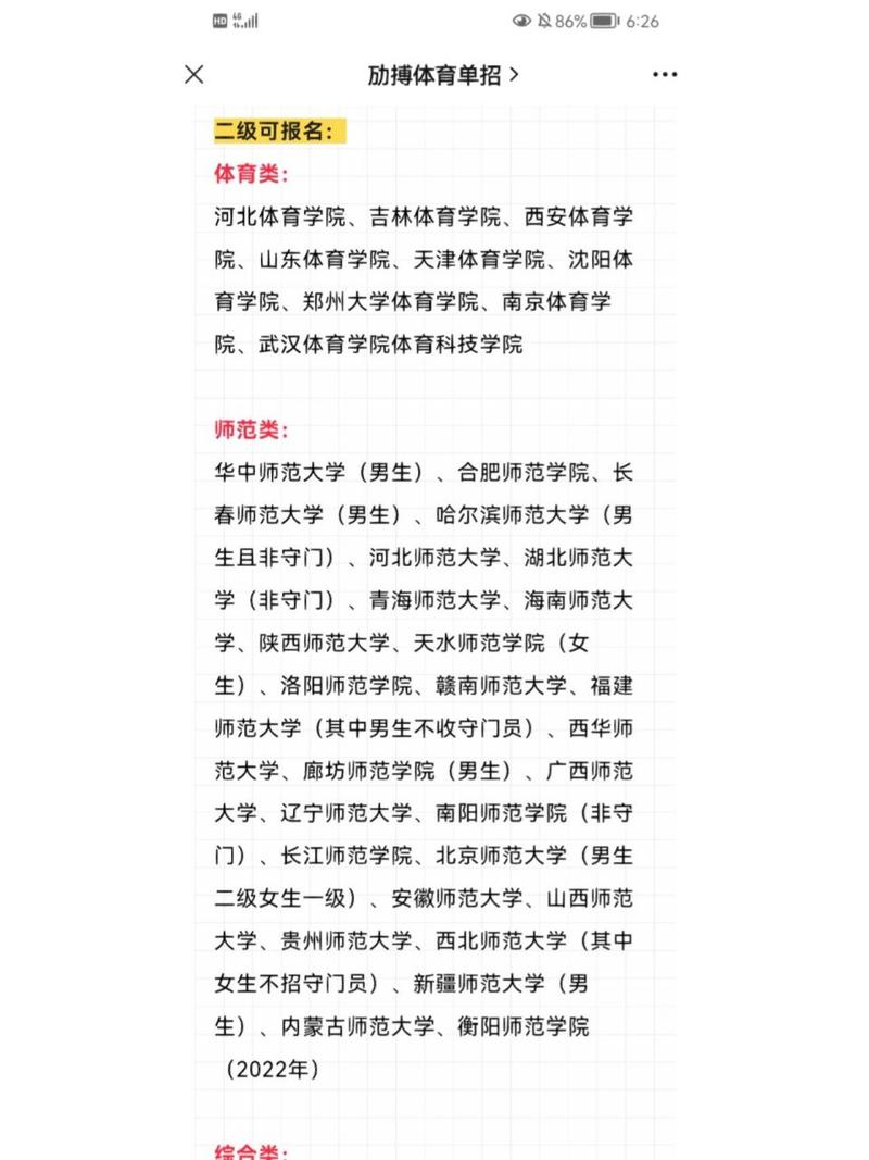 许昌体育单招学校名单公布,许昌体育单招学校名单公布了吗