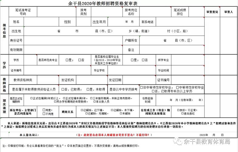 余干县体育生招聘教师名单,2018年余干县教师招聘体检公告