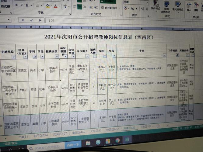 浑南教师招聘体育老师名单,浑南招聘教师公告