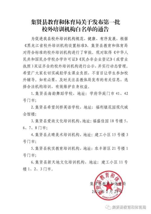 集贤县的体育教练名单公示,集贤县教育网