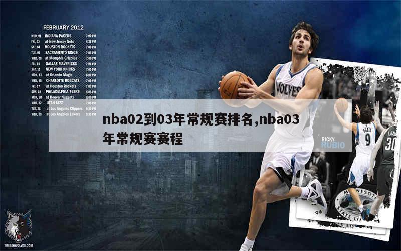 nba02到03年常规赛排名,nba03年常规赛赛程