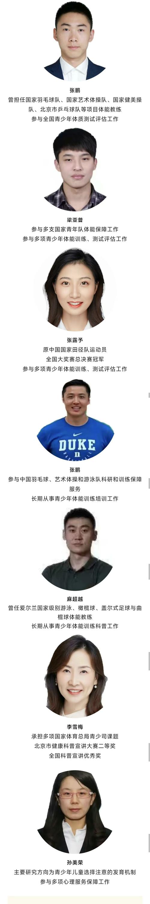 北京体育大学教练团队名单,北京体育大学副教授