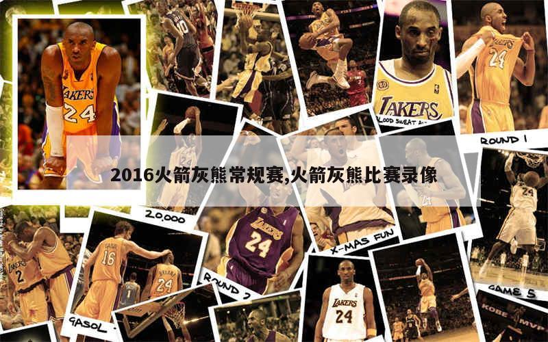 2016火箭灰熊常规赛,火箭灰熊比赛录像