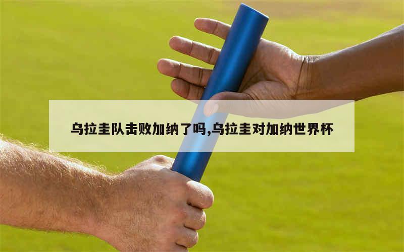 乌拉圭队击败加纳了吗,乌拉圭对加纳世界杯