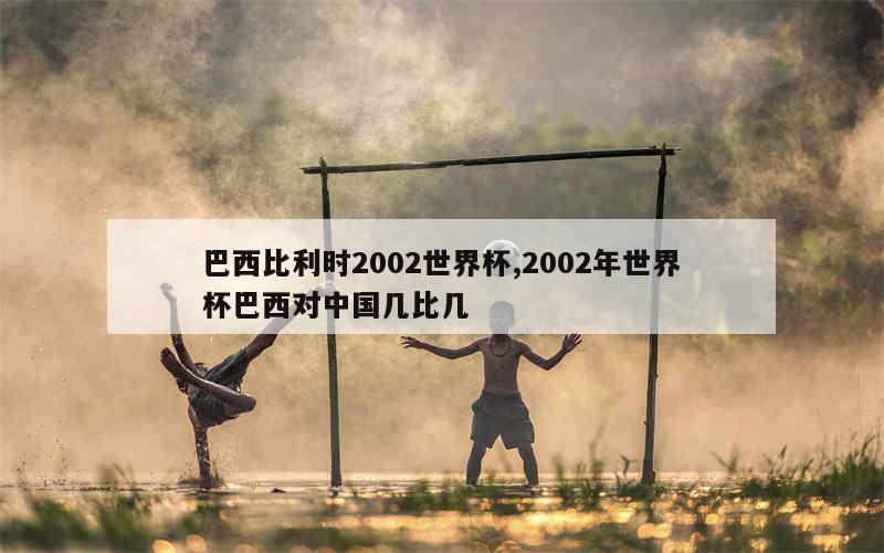 巴西比利时2002世界杯,2002年世界杯巴西对中国几比几