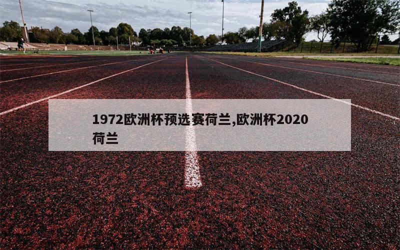 1972欧洲杯预选赛荷兰,欧洲杯2020荷兰